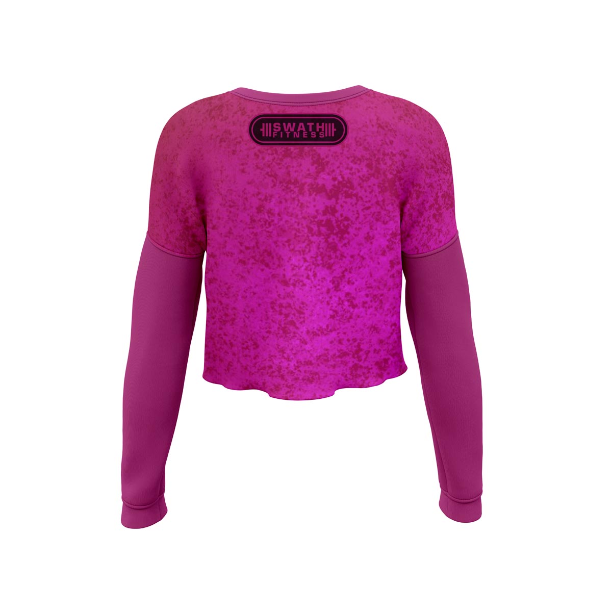 Alternative view of Womens Cropped Crew Fleece MockUp Set